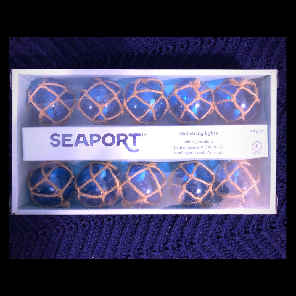 Seaport indoor/outdoor string lights